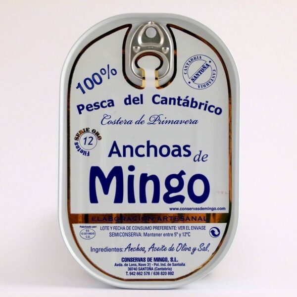 Hansa de anchoas Mingo serie Oro