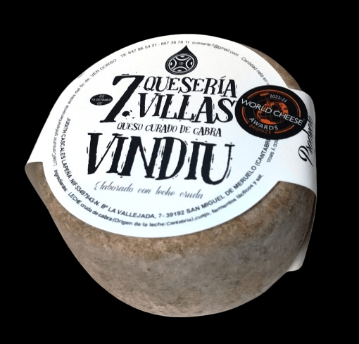 queso curado cabra 7 villas 16085 Queso curado de cabra Siete Villas - Imagen 1
