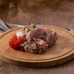 Pollo al ajillo bandeja de 450grs. aprox