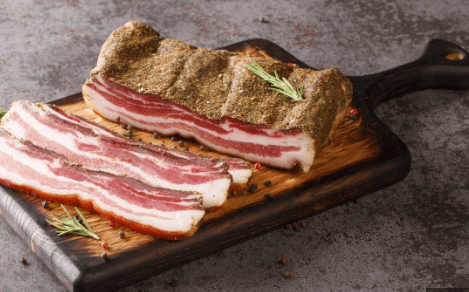 Guanciale con pimienta 150gr aprox