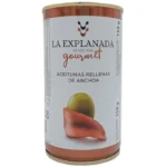 Aceitunas Manzanilla Rellenas de Anchoa La Explanada 150 g