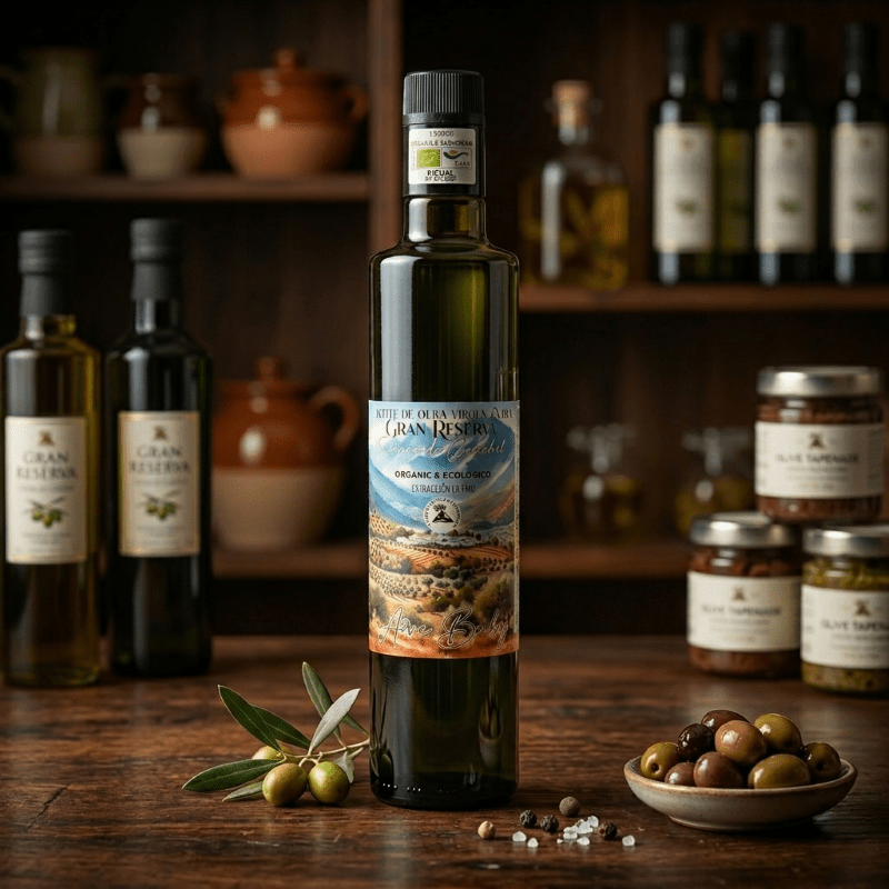 2562-AOVE-GRAN-RESERVA-SIERRA-DE-CARCHEL-CRISTAL-500ML-ECO A.O.V.E. GRAN RESERVA SIERRA DE CARCHEL CRISTAL-500ML ECO - Imagen 1
